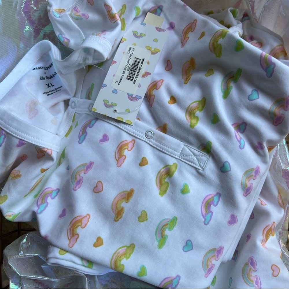 Stoney Clover Lane X Roller Rabbit Rainbow Pajamas